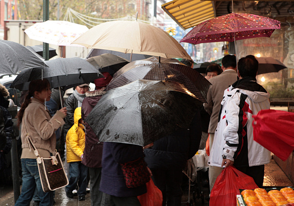 Umbrellas Chinatown NYC