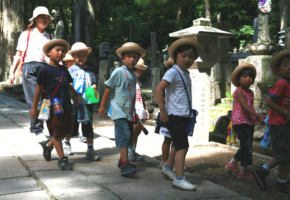 Children at Koyasan